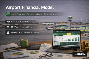 Airport Financial Model Suite – 10-Year Forecast, Valuation & Feasibility