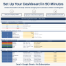Manufacturing Business Tracker Excel Template | COGS, Cash Flow, Inventory & Dashboard