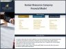 Human Resources Company – 10 Year Financial Model