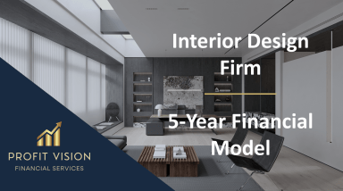 Interior Design Firm – 5 Year Financial Model