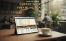 Complete Excel financial model for launching a coffee shop — from startup costs to 3-year P&L.