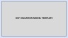 DCF Valuation Model Template