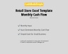 Retail Store Excel Monthly Cash Flow