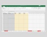 Retail Store Excel Weekly + Monthly Cash Flow