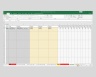 Retail Store Excel Weekly + Monthly Cash Flow with Graphs