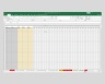 Retail Store Excel Weekly + Monthly Cash Flow with Graphs