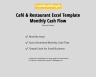 Restaurant Excel Monthly Cash Flow