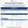 Startup Cost Estimator & Runway Calculator — 6-Tab Excel Financial Planning Template for Pre-Launch Founders