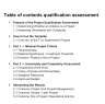 Project qualification & complexity evaluation tool kit