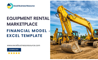 Peer to Peer Equipment Rental Marketplace Financial Model (Excel)