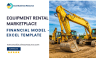 Peer to Peer Equipment Rental Marketplace Financial Model (Excel)