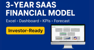 SaaS Financial Forecast & Budget Planner (Excel) – 3-Year Forecasting Model for Startups