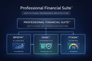 Professional Financial Modeling Suite™ | Governed Planning, Forecasting & Risk Analysis System