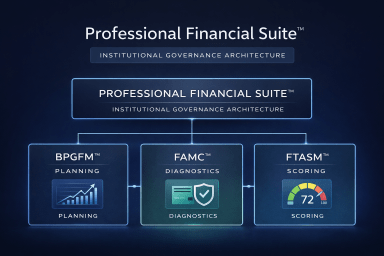 Professional Financial Modeling Suite™ | Governed Planning, Forecasting & Risk Analysis System