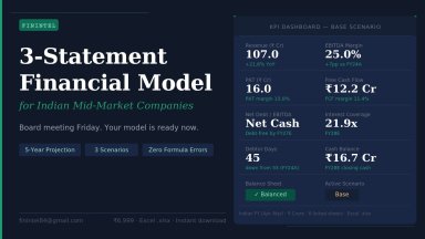 3-Statement Financial Model