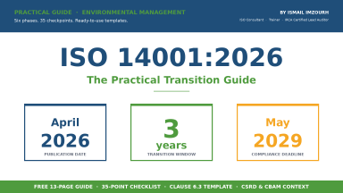 ISO 14001:2026 Practical Transition Guide: Six Phases, 35 Checkpoints, Ready-to-Use Templates
