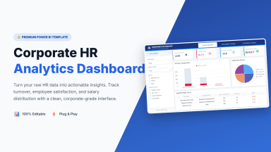 Corporate HR Analytics Dashboard