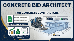Concrete Bid Architect: Automated Estimator and Contract Generator
