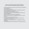 Construction Project Planner | Excel Task Scheduling & Project Tracking Template