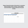 Construction Project Planner | Excel Task Scheduling & Project Tracking Template