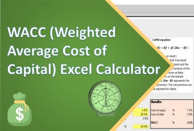 WACC (Weighted Average Cost of Capital) Excel Calculator