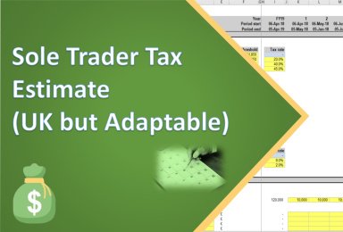 Sole trader tax estimate Model (UK but adaptable)