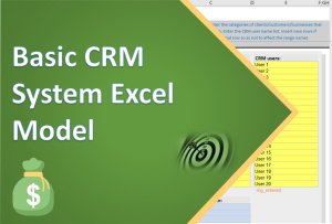 Basic CRM system Excel Model