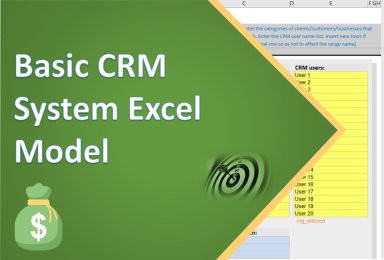 Basic CRM system Excel Model
