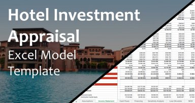 Hotel Investment Appraisal Excel Model Template