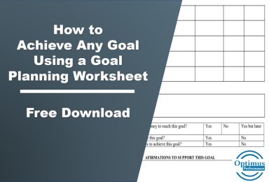 Goal Planning Worksheet Template