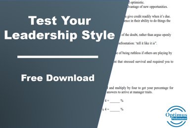 How to Test your Leadership Style