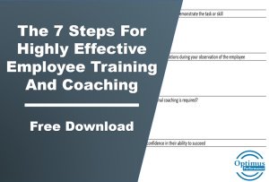 The Seven Steps for Highly Effective Employee Training and Coaching