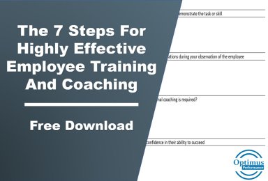The Seven Steps for Highly Effective Employee Training and Coaching
