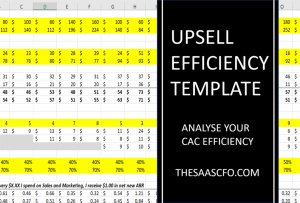 Upsell Efficiency Excel Template