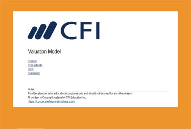 Valuation Analysis Excel Model Template
