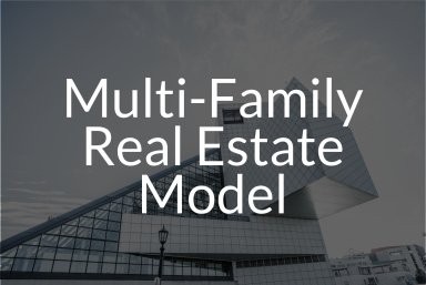 Multi-family Real Estate Excel Model (Simple & Effective)