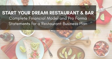 Comprehensive Restaurant Financial Excel Model Template (Pro Forma Statements for Business Plan)