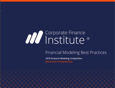 Financial Modeling Best Practices