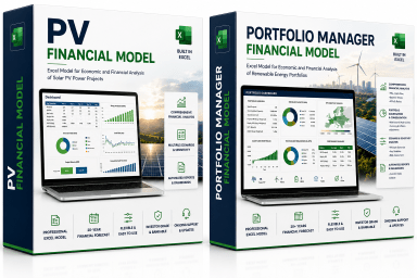 Solar PV Ultimate Model + Portfolio Manager — From Single Project to Full Pipeline in One Purchase