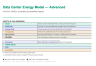 DataCenter Energy Advanced Model — Design Your Renewable Energy Mix, Calculate Total Cost and Verify ESG Compliance
