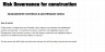 Risk Governance for construction
