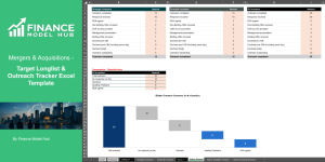 M&A Target Longlist & Outreach Tracker Excel Template