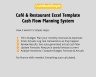 Café & Restaurant Cash Flow Planning System