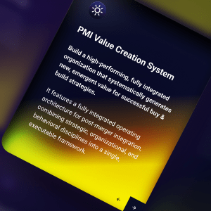 PMI Value Creation System