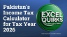 Pakistan's Income Tax Calculator for Tax Year 2026 (Salary Tax, Allowances & Perquisites)