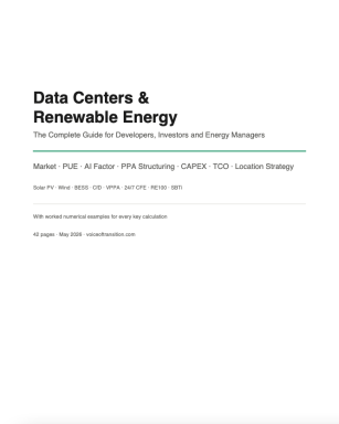 Data Centers & Renewable Energy — The Complete Guide for Developers, Investors and Energy Managers