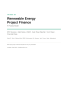 Renewable Energy Project Finance — A Practical Guide for Developers, Investors and Analysts - Page 1