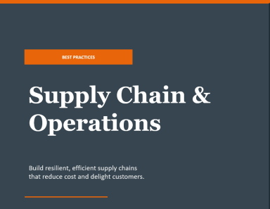 Supply Chain Operations Best Practices