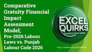 Comparative Gratuity Financial Impact Assessment Model; Pre-2026 Labour Laws vs. Punjab Labour Code 2026