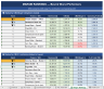 Margin profitability dashboard